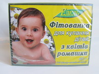 Фитованна для купания детей из цветов ромашки