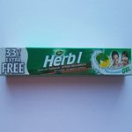 Зубная паста свежий гель Dabur Herb'l MINT & LEMON 80 г