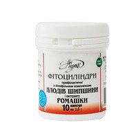 Фитоцилиндры с плодов шиповника и экстрактом ромашки