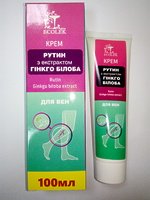 Для вен крем Рутин с экстрактом Гинкго Билоба 100 мл