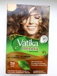Индийская краска для волос Шатен с хной Vatika Henna