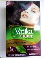 Индийская краска для волос Слива с хной Vatika Henna