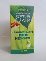 При насморке Композиция эфирных масел