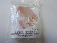 Гелевый протектор на косточку с межпальцевой перегородкой