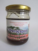 Фитосироп из плодов инжира и абрикоса с эхинацеей