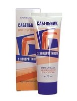 Крем-бальзам Сабельник с хондроитином восстанавливающий для суставов